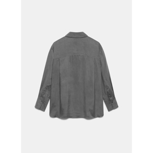 Mint Velvet Grey Oversized Long Sleeved Shirt